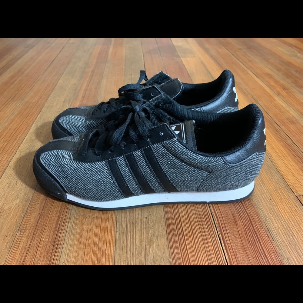 Adidas Samoa gray denim shoes